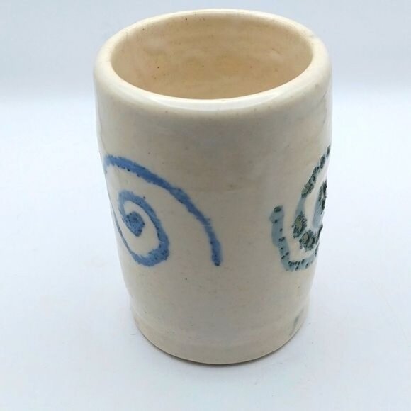 Southern Primitive Folk Art Pottery Jerry Yardbird Yarbrough GA Tumbler Crock - Picture 1 of 9